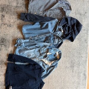 Stylish Denim and Navy Shirt Collection